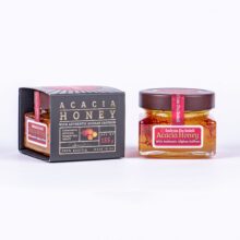 Akacijų medus su šafranu