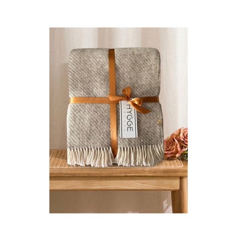 Vilnonis dvigulis pledas | Natūrali šiluma Vilnonis dvigulis pledas | Natūrali šiluma